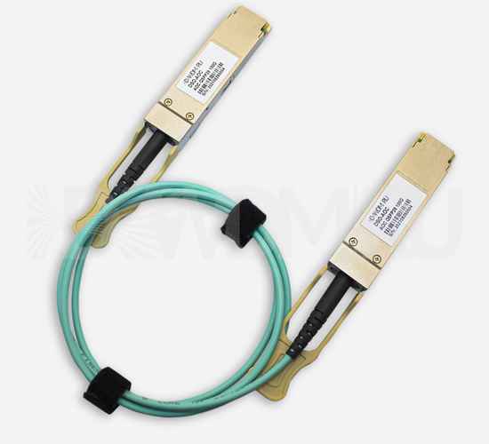 Active Optical Cable, QSFP28, 100 Гб/с, 2 м- ДВДМ.РУ (DSO-AOC-100-2)